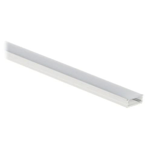 Profile with a diffuser for LED strips PR-LED/SW/2M surface-mounted white