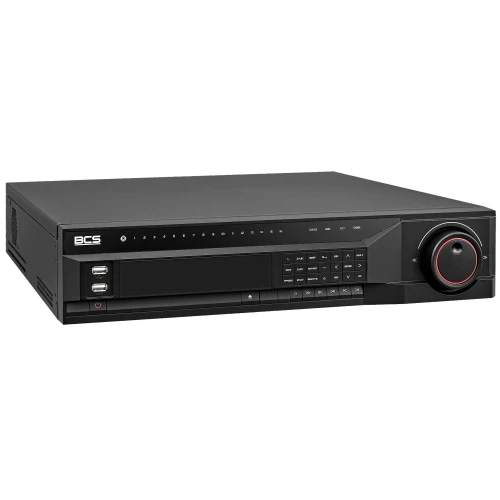 32-Channel 8-HDD BCS-L-NVR3208-A-4K-AI BCS LINE IP Recorder with Built-in Intelligent Features