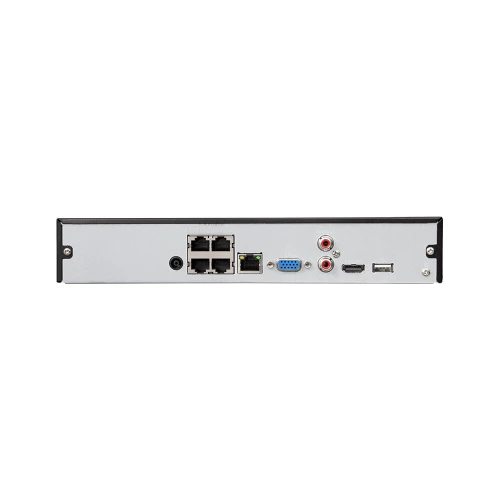 4-channel IP PoE Recorder BCS-L-NVR0401-4KE-4P(2) 16MPx, BCS Line