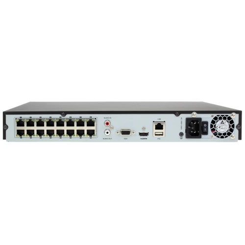 BCS-B-NVR1602-16P BCS Basic IP network digital recorder for monitoring a store or office.
