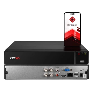 KEEYO LV-V-XVR-4CH 4-channel hybrid recorder