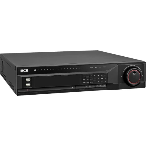 IP Recorder 32-channel BCS-L-NVR3208-A-4K 8-disk, 32Mpx, HDMI, 4K, BCS LINE
