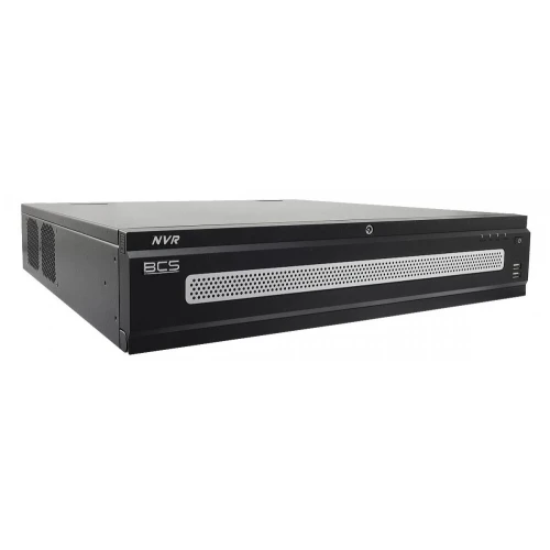 IP Recorder 64-channel BCS-L-NVR6408XR-A-8K-AI 32Mpx, 8-disk