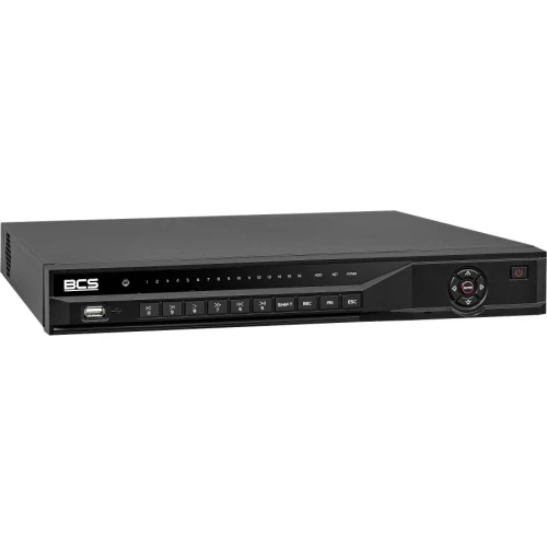 IP Recorder 8-channel BCS-L-NVR0802-A-4KE(2) support up to 16Mpx