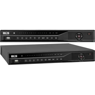IP Recorder 8-channel BCS-L-NVR0802-A-4KE(2) support up to 16Mpx