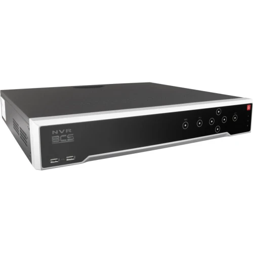 IP Recorder BCS-V-NVR3204-A-8K 32-channel, 4-disk, 32Mpx, HDMI 8K
