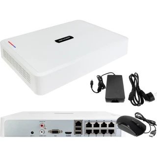 HWN-2108H-8P NVR Recorder 8-channel network with POE Hikvision Hiwatch