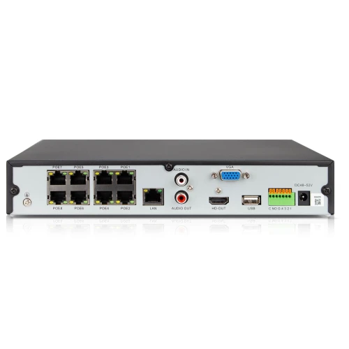 IP Network Recorder 16 Channel KEEYO LV-V-NVR-16CH-8P 8x PoE