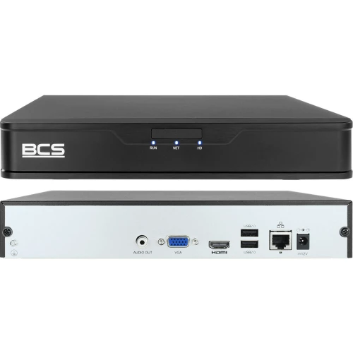 Surveillance Kit 6x BCS-P-EIP14FSR3 4Mpx, BCS-P-NVR0801-4KE-III, Accessories