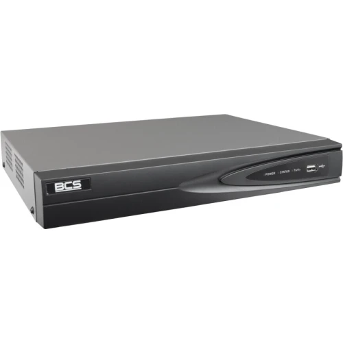 IP Recorder BCS-V-NVR1601-A-4KE(2) 16-channel, 1-disk, 8 Mpx.