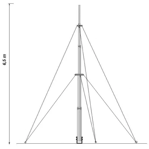 Telescopic mast MT-6.5A/CT