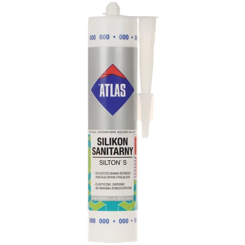 Sanitary silicone SIL-S280-T/ATLAS SILTON S cartridge 280ml Colorless
