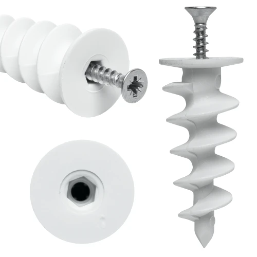 Screws for mounting SM-AD*P100 fiber optic adapters.