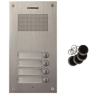 Commax DR-4UM/RFID four-subscriber gate station with RFID reader