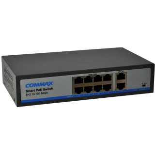 Switch 10-port CIOT-H8L2 COMMAX IP 8 POE 2 UPLINK