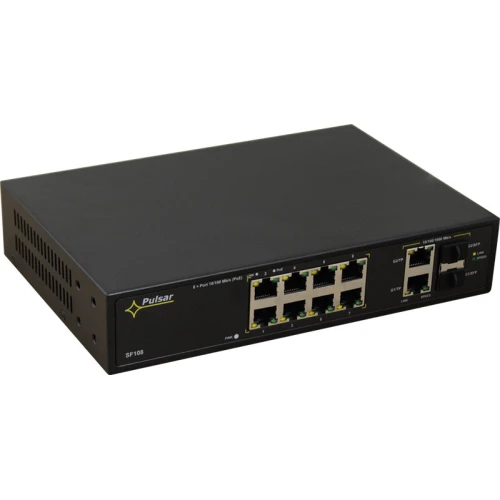 10-port switch SF108 for 8 IP cameras