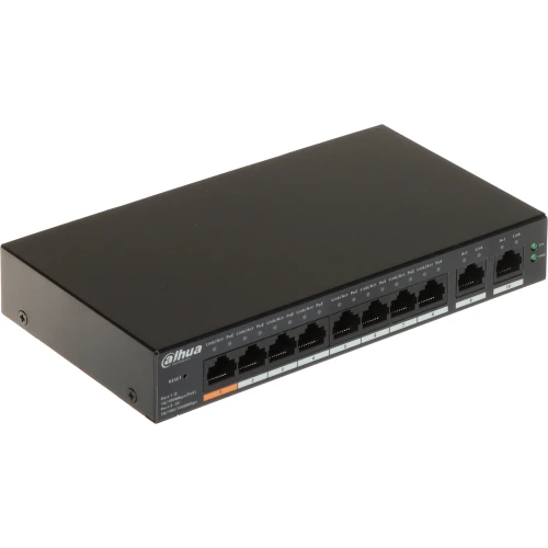 Switch PoE Dahua CS4010-8ET-60 8x PoE 2x Uplink