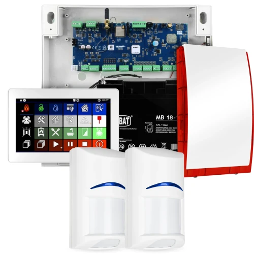Ropam NeoLTE-IP-64 alarm system, 2x BOSCH detector, TPR-7W, GSM, Wi-Fi