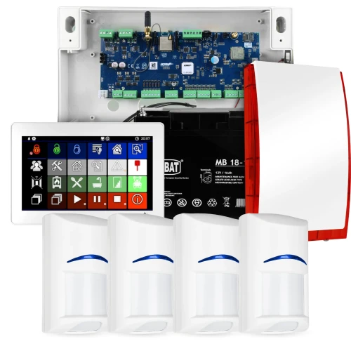 Ropam NeoLTE-IP-64 alarm system, 4x BOSCH sensor, TPR-7W, GSM, Wi-Fi