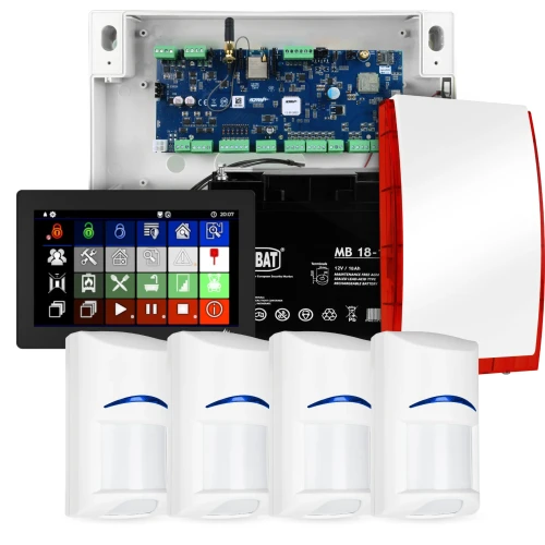 Ropam NeoLTE-IP-64 alarm system, 4x BOSCH sensor, TPR-7B, GSM, Wi-Fi