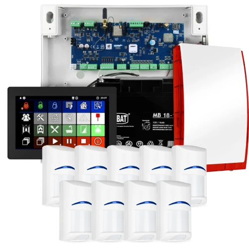 Ropam NeoLTE-IP-64 alarm system, 9x BOSCH sensor, TPR-7B, GSM, Wi-Fi