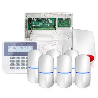 Satel Perfecta 16 Alarm System, 6x Pet-Immune Sensor, LCD, Mobile App, Notification