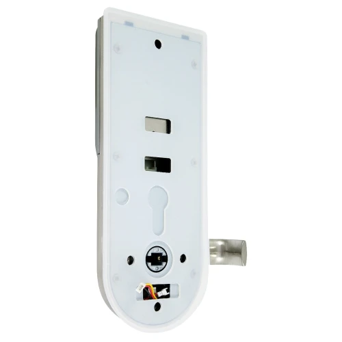 Sign with access control EURA ELH-72B9 SILVER with RFID reader and cipher, universal screw mounting spacing