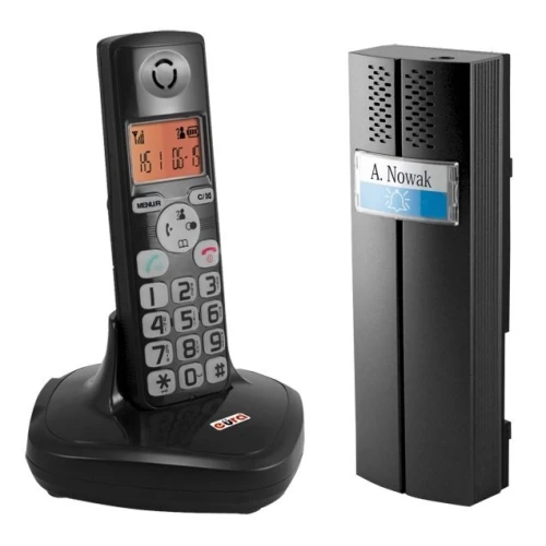 Teledoorphone EURA CL-3622B - wireless, single-family, black