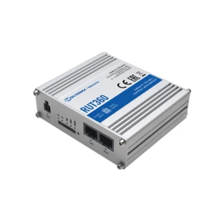 Teltonika RUT360 | Industrial LTE Router | Cat.6, 1x LAN, 1x WAN 100Mb/s WiFi 2.4GHz, RUT360 000000