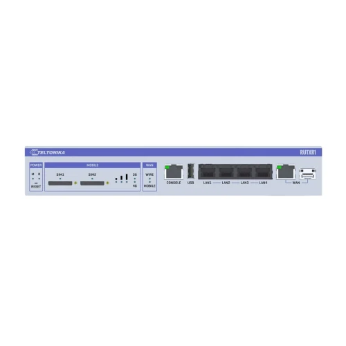 Teltonika RUTXR1 | LTE Router | LTE Cat6, WiFi Wave-2 Dual Band, Dual SIM, 1x SFP, 5x RJ45 1000Mb/s