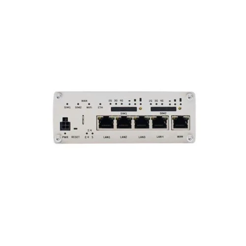 Teltonika RUTX12 | Professional industrial 4G LTE router | Cat 6, Dual Sim, 1x Gigabit WAN, 3x Gigabit LAN, WiFi 802.11 AC