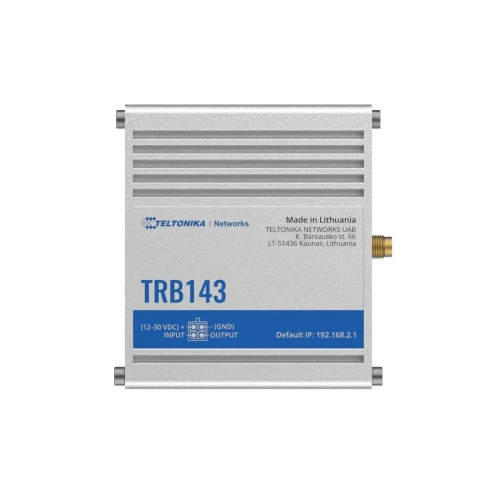 Teltonika TRB143 | Gateway, IoT gateway | LTE Cat 4, 3G, 2G, M-Bus, Remote management