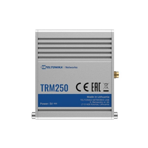 Teltonika TRM250 | Industrial modem | 4G/LTE (Cat M1), NB-IoT, 3G, 2G, mini SIM, IP30