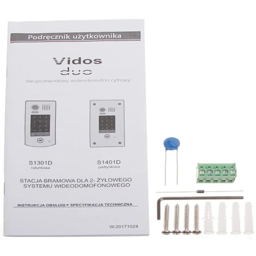 Video intercom S1301D VIDOS