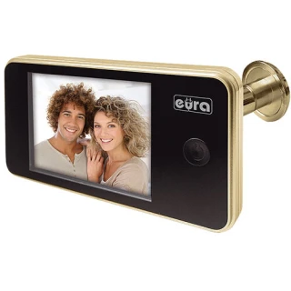 Video door viewer EURA VDP-01C1 ERIS GOLD 3.2'' LCD