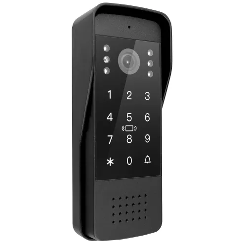 Wideodomofon EURA VDP-86A3 - czarny, 10", WiFi, otwieranie 2 wejść, szyfrator, czytnik zbliżeniowy, AHD, Tuya