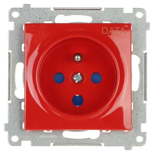 Single socket with a data key DGD1.01/22-SIMON54 250V 16A