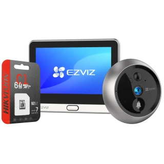 Electronic door viewer EZVIZ CS-DP2, Touch screen, 64GB card