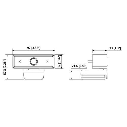 USB webcam HAC-UZ3-A-0360B-ENG Full HD DAHUA