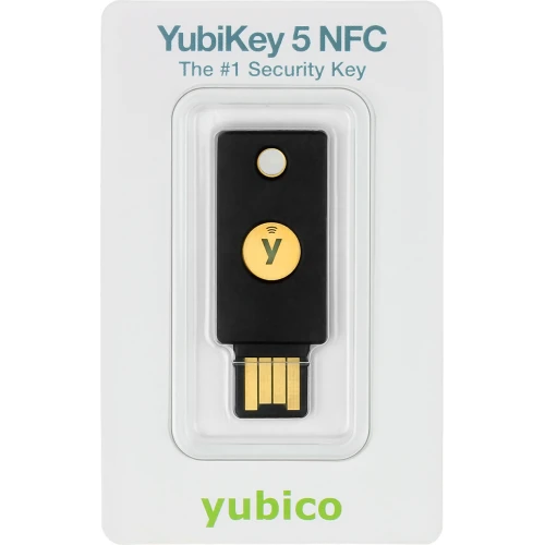 Yubico YubiKey 5 NFC - U2F FIDO/FIDO2 Hardware Key