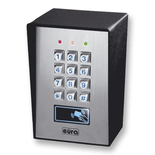 EURA AC-15A1 Cipher Lock - 3 outputs, proximity card, surface-mounted, Wiegand