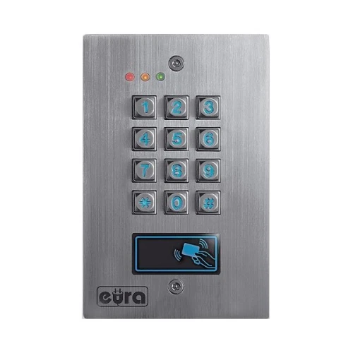 EURA AC-16A1 digital lock - 3 outputs, proximity card, flush-mounted, Wiegand