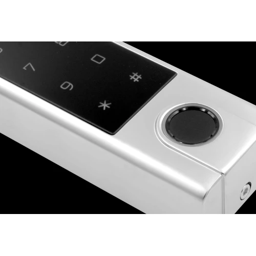 EURA AC-91H4 digital lock - surface-mounted, keypad, Mifare 13.56 MHz reader, biometric reader, IP66, TTLock/ TTHotel App