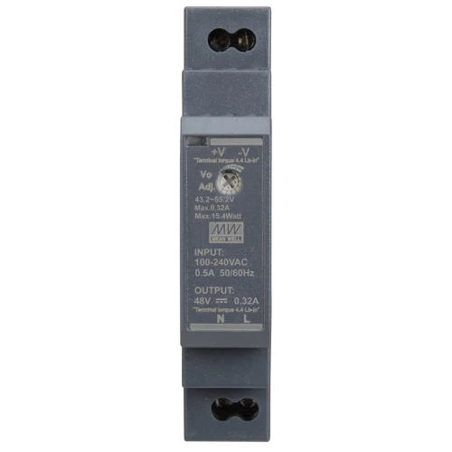 DIN Rail Power Supply 48V HDR-15-48 MEAN WELL