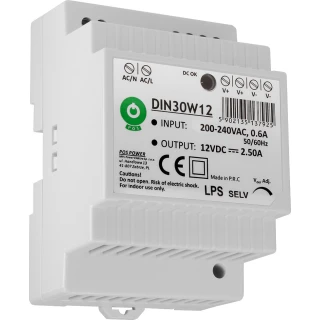 DIN Rail Power Supply DIN30W12 12V