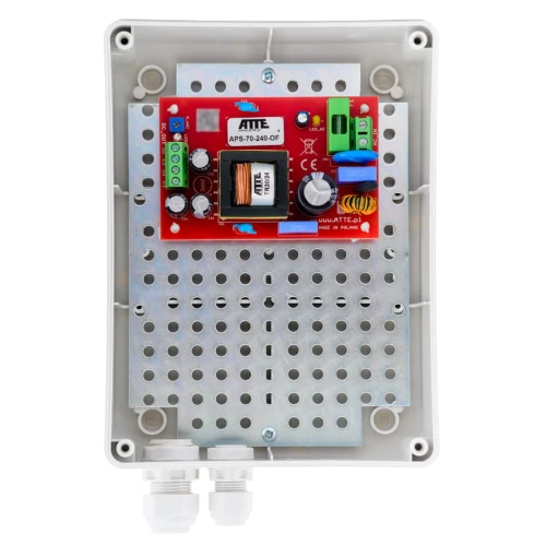 Zasilacz sieciowy SMPS 24V 3A 72W ATTE APS-70-240-M1