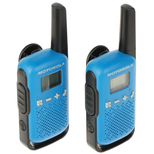 Set of 2 PMR MOTOROLA-T42/BLUE 446.1MHz ... 446.2MHz walkie-talkies