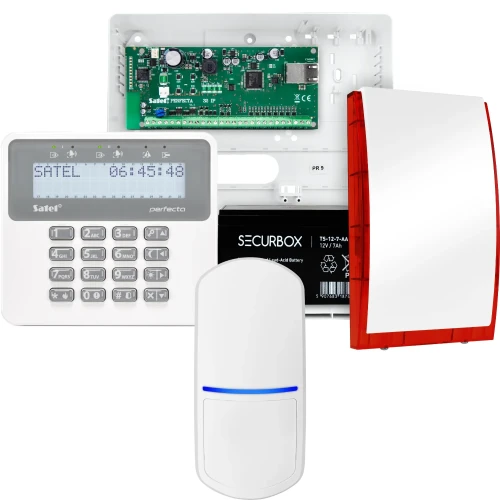 SATEL PERFECTA 32 IP alarm set, 1x PET detector, siren, keypad