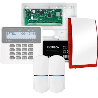 SATEL PERFECTA 32 IP Alarm Kit, 2x PET Detector, Siren, Keypad