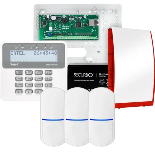 SATEL PERFECTA 32 IP alarm set, 3x PET detector, siren, keypad
